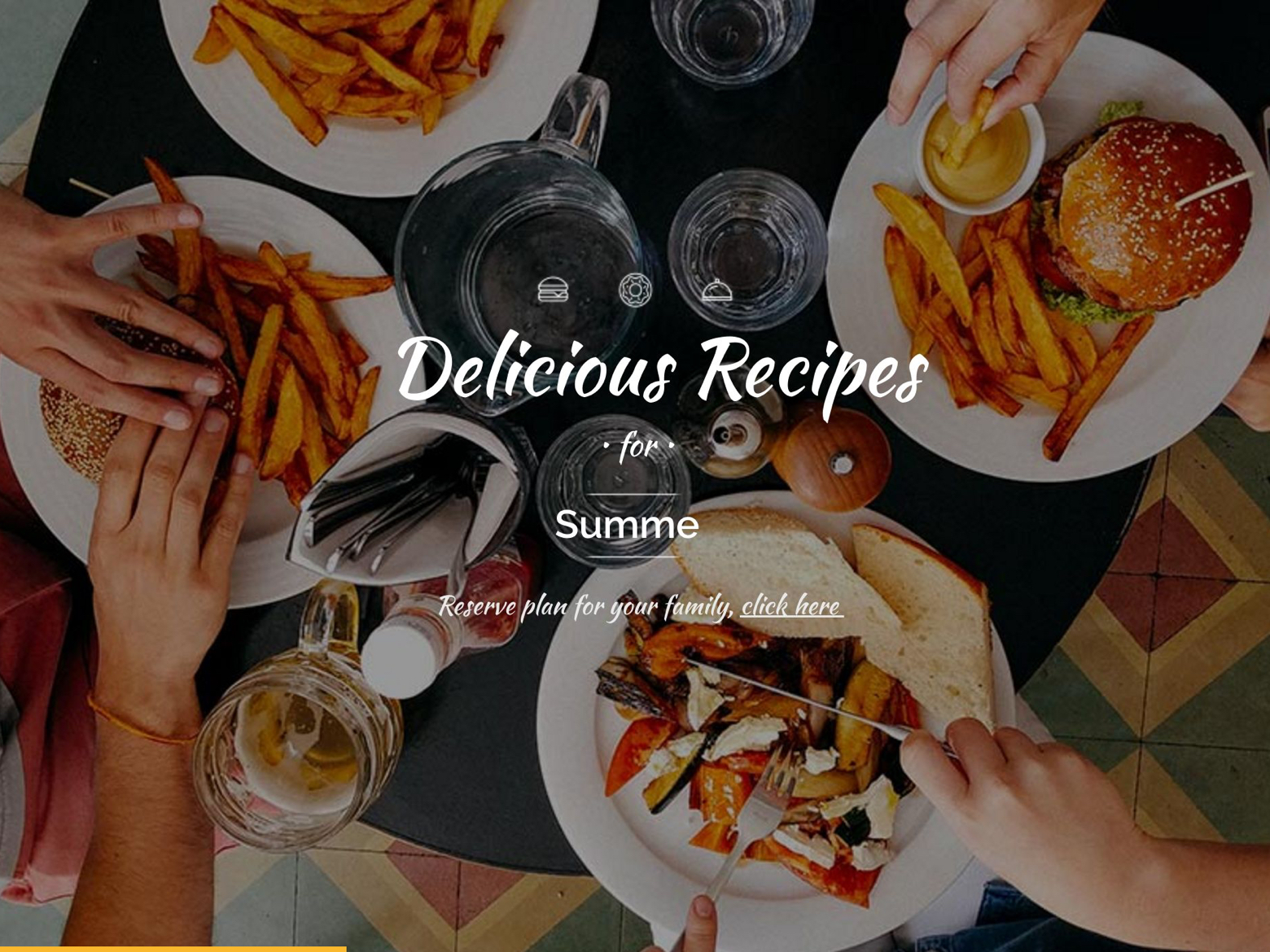 Food Recipe Slider Master Slider plugin