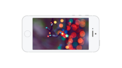 Slider in Flat Landscape Smartphone